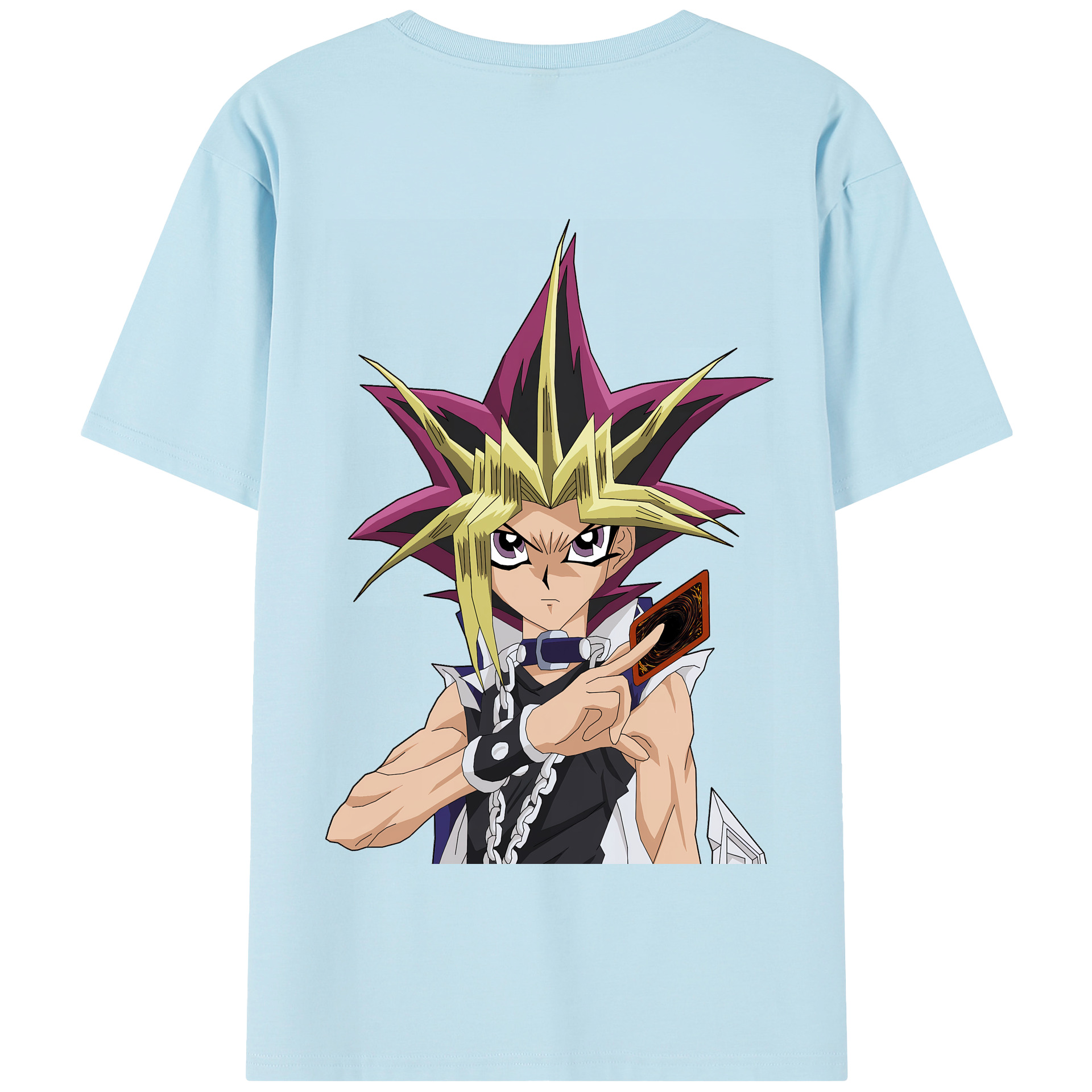 （画像用） 遊☆戯☆王 Yu-Gi-Oh! 綿100％半袖Tシャツ（背面プリント）